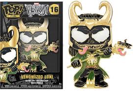 Funko Pop! Sized Pin Marvel: Venom: Loki 16 Collectible Pin