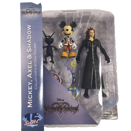 Diamond Select Kingdom Hearts: Sora, Axel, Mickey Action Figures