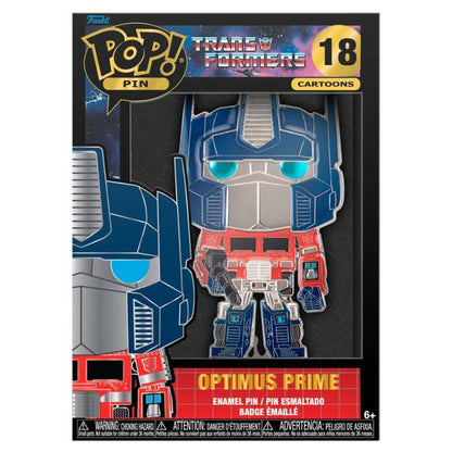 Funko Pop! Pins: Transformers - Optimus Prime #18 4 Inch Collectible Pin