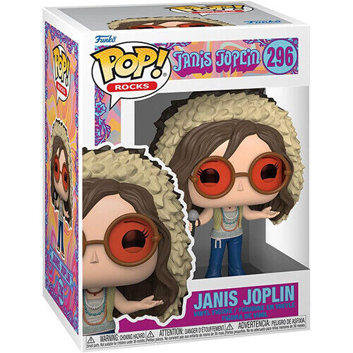 Funko Pop! Rocks: Janis Joplin #296 Collectible Vinyl Figure