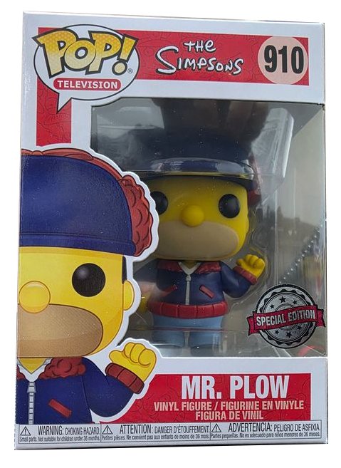 Funko Pop Simpsons: Mr. Plow (Homer) Figure (Special Edition)